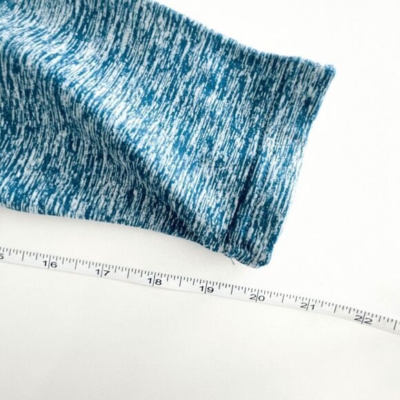 Fila Womens Hooded Performance Kangaroo Pockets Long Sleeve Teal Marl Medium - Picture 6 of 6